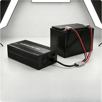 Chargeur intelligent AC-DC 14,6 V pour batterie lithium LiFePO4 12 V 20 A avec indicateur LED Anderson pour batteries à décharge profonde de camping-cars et maisons mobiles