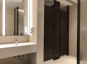 Bền phần cứng không thấm nước tấm gỗ nhỏ gọn Laminate Hội Đồng Quản trị nhà vệ sinh tủ phòng tắm gian hàng phân vùng - Product Image 2
