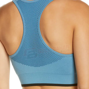 Meilleures ventes de soutiens-gorge de sport sans coutures pour femmes Vêtements de sport respirants avec logo personnalisé Prix raisonnable de gros - Product Image 3