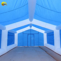 Tente de fête gonflable lumineuse à LED, tente gonflable pour mariage et événements