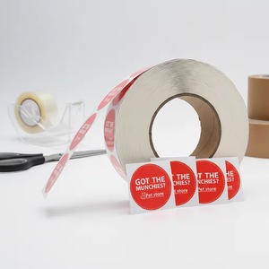 Étiquettes autocollantes personnalisées pour magasins d'animaux, en vinyle imperméable, en <span class=keywords><strong>rouleau</strong></span>, impression numérique, logos sur mesure - Product Image 5