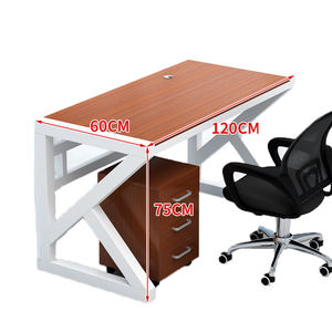Tables de <span class=keywords><strong>travail</strong></span> pour employés, design moderne et simple en bois blanc, meubles de maison, bureaux d'ordinateur - Product Image 5
