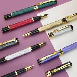 Stylo Métallique de Luxe Nouveauté avec Clip Dragon - Cadeau d'Affaires Personnalisable Encre Noire/Bleue 1,0 mm pour Bureau et École - Product Image 1