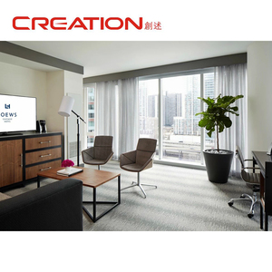 होटल फर्नीचर आपूर्तिकर्ता पर्यावरण के अनुकूल लकड़ी के बेडरूम के फर्नीचर सेट - Product Image 5