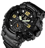 Супер-Заводские аналоговые цифровые часы Relojes Hombre Barato SKMEI 1637, готовые к отправке лучшие подарки для ваших мужчин