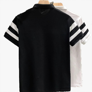 Nouvelle Collection Été 2026 – Polo Homme Tendance Haut de Gamme Décontracté à Rayures et Col Revers - Product Image 2