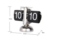 Kreative Flip Desk Clock Seite Turning Clock Retro Flip Clock Automatisch