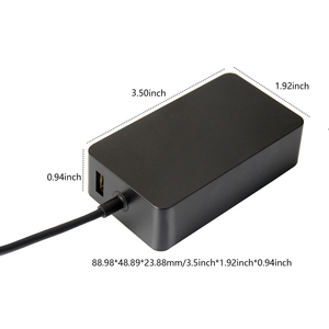 12V 2.58A 36W Cargador para Micro Soft <span class=keywords><strong>Surface</strong></span> <span class=keywords><strong>Pro</strong></span> 3 y <span class=keywords><strong>Surface</strong></span> <span class=keywords><strong>Pro</strong></span> <span class=keywords><strong>4</strong></span> i5 <span class=keywords><strong>i7</strong></span> Tablet con 1,5 M DC Cable Laptop Adapter Wholesale - Product Image 2