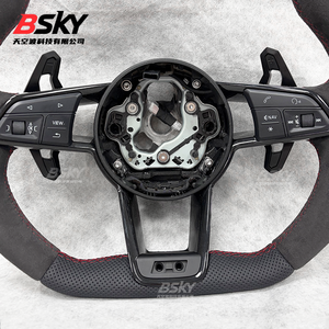 Volant sport en cuir et daim très populaire pour <span class=keywords><strong>Audi</strong></span> B9 A3 A4 A5 RS3 S4 RS5 S3 S5 A6 A7 A8 Q5 Q7 Q8 TT R8 S6 RS6 RS7 S7 B8 - Product Image 5