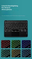Casing Tablet Pelindung yang Lucu untuk Samsung Galaxy Tab A9 8.7 Inch dengan Keyboard Nirkabel yang Dapat Dilepas untuk Pelajar dan Pekerjaan Hibrida