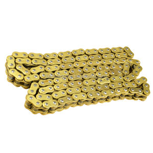 Le joint torique de chaîne de <span class=keywords><strong>moto</strong></span> de couleur dorée scelle les kits de chaîne résistants 428H-120L - Product Image 2