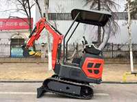 Mini-excavatrice sur chenilles de 1,5 tonne pour usage agricole, moteur EPA, boîte de vitesses Kubota, haute efficacité, fiable, compacte