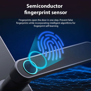 Thẻ IC mật khẩu vân tay mở khóa Keyless khóa tuya wifi thông minh khóa cửa cho căn hộ văn phòng khách sạn - Product Image 2