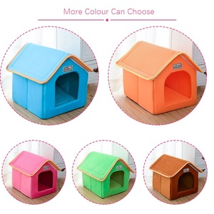 Feutre pliable Portable de petite taille à bas prix, en feutre doux, grand maison de luxe, intérieur, maison <span class=keywords><strong>pour</strong></span> <span class=keywords><strong>chien</strong></span> de compagnie - Product Image 5