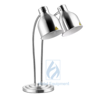 Lampe chauffante pour aliments en or rose, lampe chauffante électrique, lampe de table chauffante pour buffet