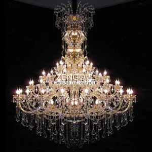 Grand Maria Theresa Kronleuchter K9 Kristall Lampa ras Luxus beleuchtung Hotel Foyer Villa Lampen Wohnkultur Luxus