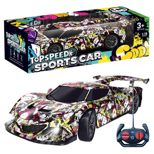 Моделирование граффити на заказ, Электрический Радиоуправляемый автомобиль, экспертная модель для хобби, модель автомобиля для детей, развивающие игры - Product Image 1