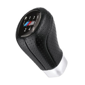 Bmw Gear <b>Shift</b> <b>Knob</b> Leather Manual 5 6 Speed Ergonomic For X1 X3 X4 X5 X6 Z4 Z5 Z8 M3 M4 M5 1 3 5 6 Series - Product Image 4