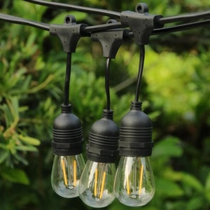 2022 mới cổ điển Edison Led Ngoài Trời năng lượng mặt trời nhà sinh nhật bên treo ổ cắm trang trí vườn cafe Festoon chuỗi đèn - Product Image 3