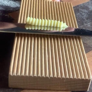 Wooden Pasta Kneading Board Striped Eco-Friendly Pastry Board For Homemade Spiral Pasta Kitchen Cooking <b>Tool</b> - Product Image 4