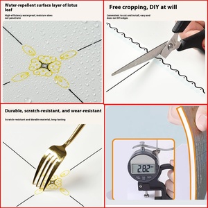 Modern 3D XPE kendinden yapışkanlı duvar ve tavan köpük duvar kağıdı Peel ve sopa ev dekorasyon yatak odası ve merkezi için su geçirmez - Product Image 5