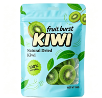 Op maat gemaakte voedselveilige plastic stand-up pouch met ritssluiting voor kleine batches snacks, gedroogd fruit en snoepjes