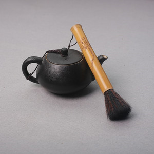 Bamboo Teapot Brush Non Shedding <b>Tea</b> Ceremony Accessory For <b>Tea</b> <b>Set</b> Cleaning - Product Image 3