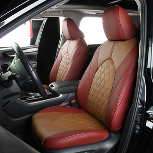 Funda de Asiento para Coche GANE, Apta para Toyota <span class=keywords><strong>Corolla</strong></span> Crown Prado, Funda Protectora de Asiento de Cuero Impermeable para Todas las Estaciones - Product Image 1