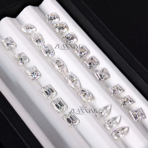 Wholesale Oval Emerald Radiant Round Asscher Cut D Color VVS White <strong>Moissanite</strong> <strong>Diamond</strong> GRA Certified Passes <strong>Diamond</strong> <strong>Tester</strong> - Product Image 1