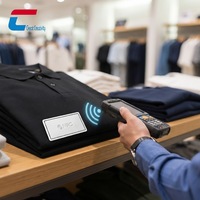 Étiquette NFC personnalisée thermocollante pour vêtements, étiquette en silicone avec puce NFC