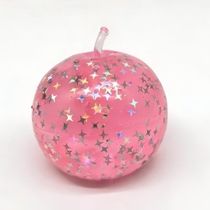 Juguete Antiestrés con Purpurina, Juguete Sensorial de Gel con Forma de Manzana para Regalo de Halloween - Product Image 3