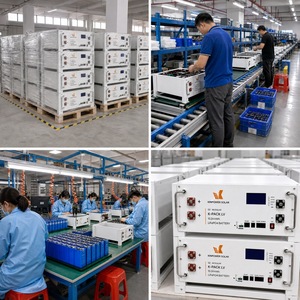 Batterie au lithium de 30 kWh montée sur rack, composée de trois blocs de 10 cellules empilés, 51,2 V, pour usage commercial - Product Image 4