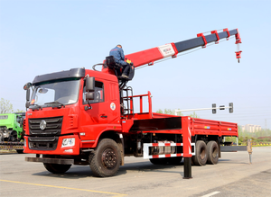 Maßgefertigter Shacman 6x4 Kranwagen mit Weichai-Motor 12-Tonnen Geradeausleger-Kran 25m Hubhöhe Hydraulische Abstützungen - Product Image 3