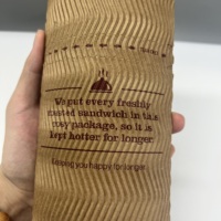 Boîte en carton ondulé de qualité alimentaire personnalisée par le fabricant pour les burritos et les tacos