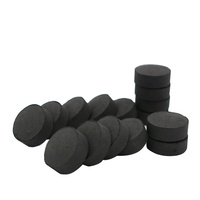 33mm Fast Light Encens Shisha Charbon De Bois De Fruit Naturel Tablette Ronde Charbon Moins De Fumée Inodore Noir Briket Charbon