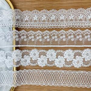 卸売 ポリエステル バーコード, ネットヤーン, 水溶性ポリエステルシルク 刺繍レース ホームアクセサリー, 刺繍ネットレース - Product Image 6