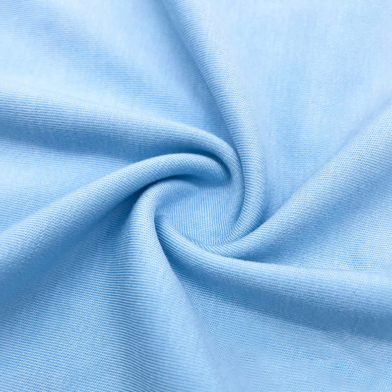Оптовая продажа, двойное лицо, 60s, 200GSM, 95%, лиоцелл, тенсел, 5% спандекс, эластичная трикотажная ткань для нижнего белья, футболка, детская одежда