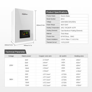 Morden stile multiuso Combi Boiler <span class=keywords><strong>25</strong></span> <span class=keywords><strong>Kw</strong></span> <span class=keywords><strong>caldaia</strong></span> elettrica a parete - Product Image 4