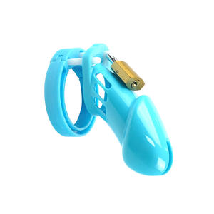Yeni erkek yumuşak silikon <span class=keywords><strong>Chastity</strong></span> kilit kafes plastik Birdcage kafes zaman gecikmesi erkekler için kafesleri - Product Image 3