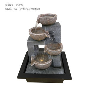 Fuentes de Agua de Poliresina para Mesa con Luz LED - Product Image 1