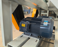 Mélangeur horizontal à double arbre 220V en acier au carbone pour aliments, machine de traitement et de mélange des matériaux alimentaires en option