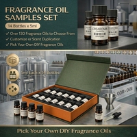 Coffret d'échantillons d'huiles parfumées pour hôtels 5ml*14pcs – Huiles de luxe sans eau pour diffuseur d'air froid, idéales pour diffuseurs d'arômes commerciaux HVAC