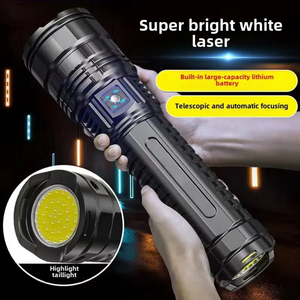 Süper güçlü uzun menzilli LED şarj edilebilir taktik EDC el feneri 5400mAh dahili pil acil spot el feneri - Product Image 2