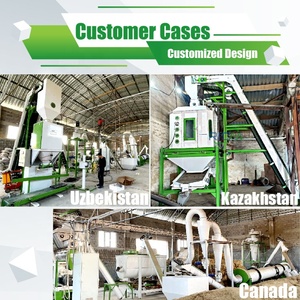 1-40T/H Erdnuss schale Reiss chale Nuss schale Palmkern schale Gras Hopfen Pellet linie Für den Pflanzen gebrauch - Product Image 3