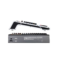 Console de mixage professionnelle 16 canaux avec entrée USB MP3, USB pouvant être connecté à un ordinateur pour l'enregistrement et la lecture de musique