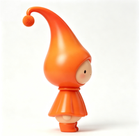 Figurine d'art de collection personnalisée Orange Elf en PVC, statue de dessin animé, fabrication OEM en Chine, figurine personnalisée pour la vente en gros de produits de marque