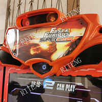 Simulateur de course automobile HD LCD 42 "Machine de jeu de course automobile à pièces en métal durable