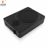 Subwoofer actif mince de 10 pouces pour voiture, nouveau design, amplificateur intégré, sous le siège, haut-parleur de basses puissant, vente en gros