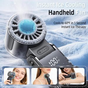 Ventilador de Mano Eléctrico Portátil Turbo de 3600 mAh, Plegable, sin Aspas, Refrigeración de Alta Velocidad, Carga USB, para Auto y RV - Product Image 4