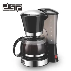 Dsp Hete Verkoop Draagbare Grinder Cafee Automatische Machine Koffiezetapparaat 0,6l Warm Houden 5-6 Kopje Thuisgebruik Infuus Koffiezetapparaat